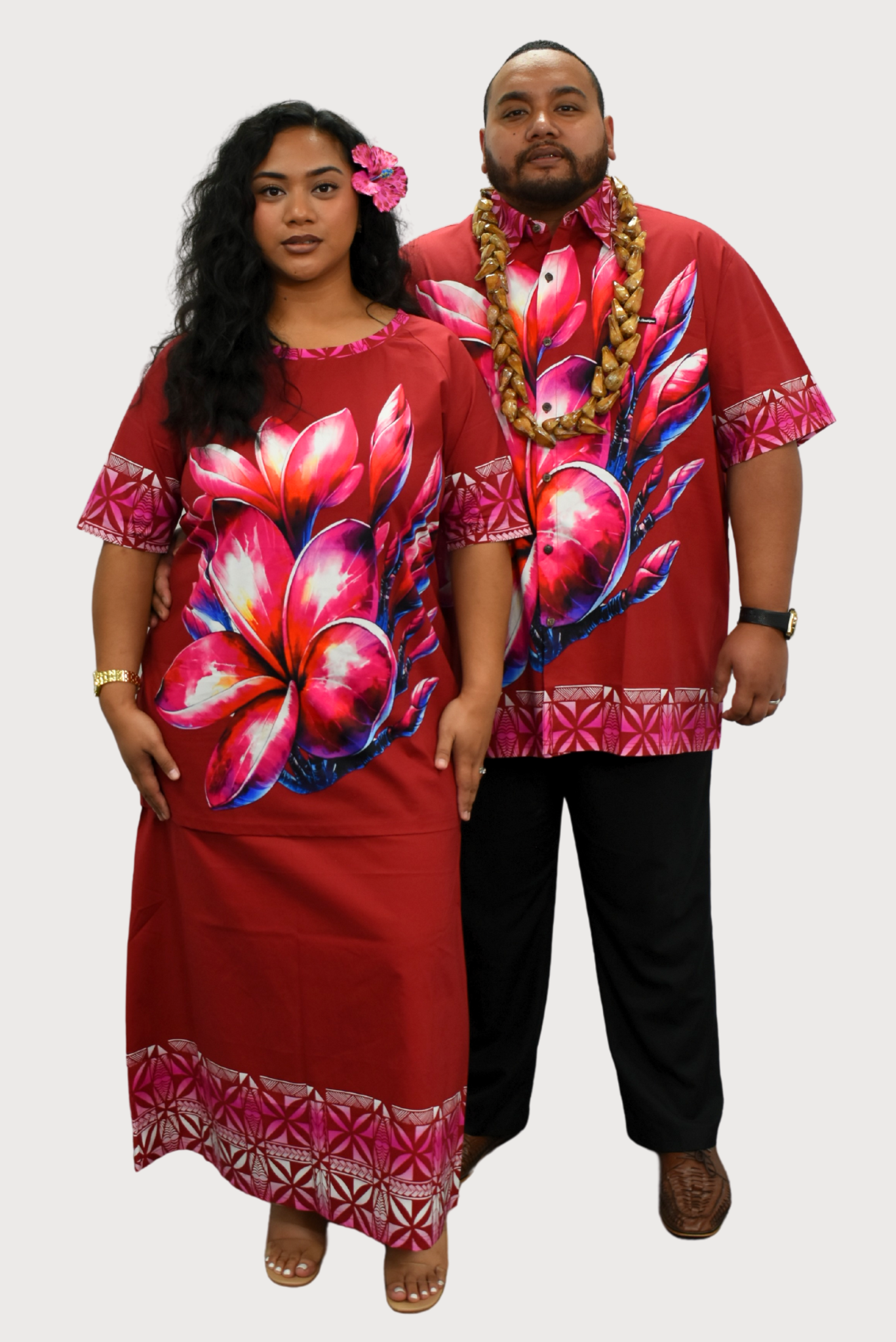 DAHLIA PULETASI - MAROON & PINK