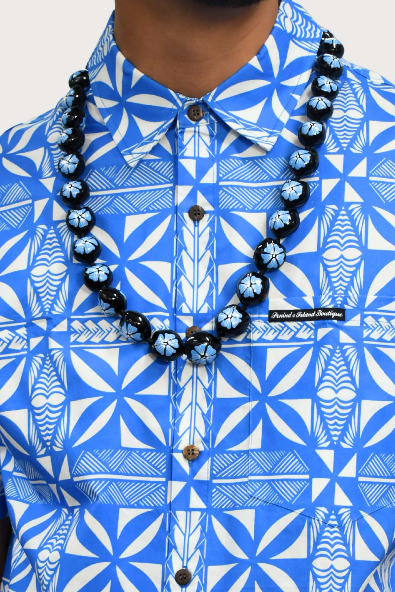 COCONUT SHELL NECKLACE MULTI-COLOUR