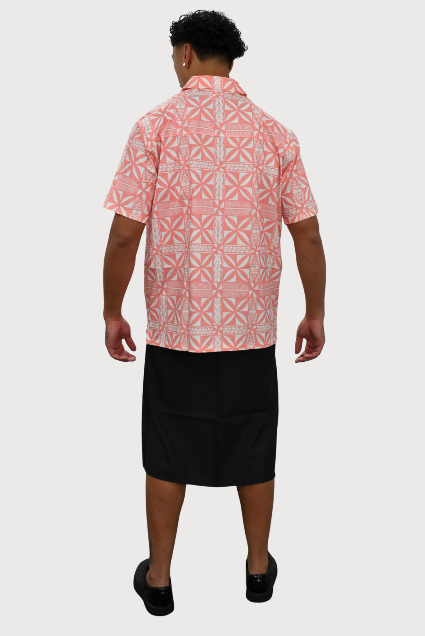 JACOB SHIRT - COLLARED BUTTON UP - PINK & WHITE