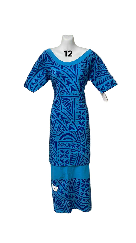 Blue Puletasi size 12