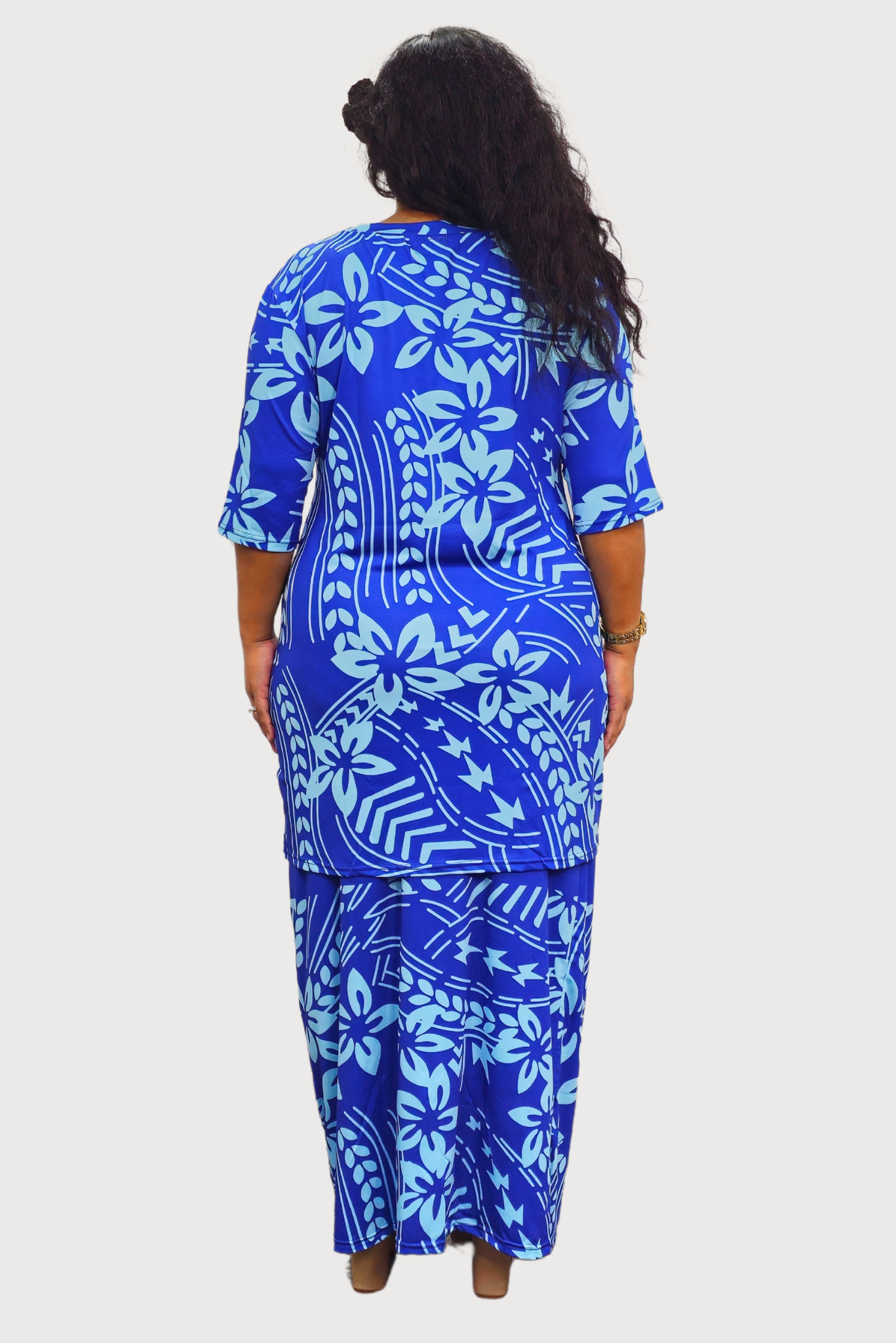 MAMANA PULETASI - TWO PIECE STYLE - BLUE