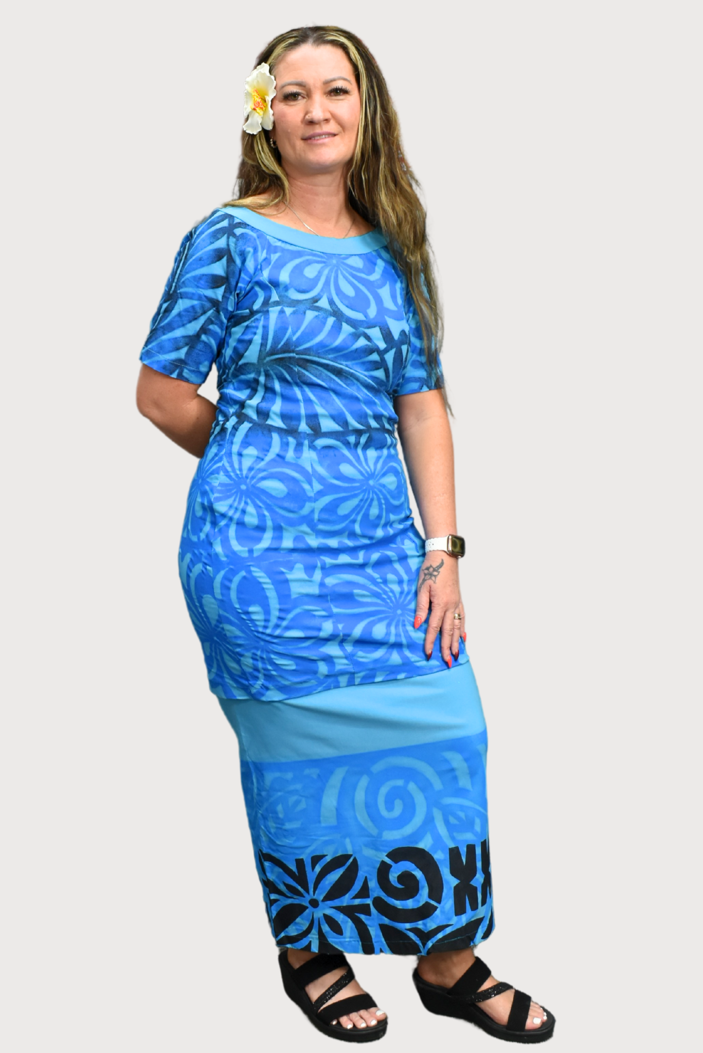 BLUE & BLACK PULETASI