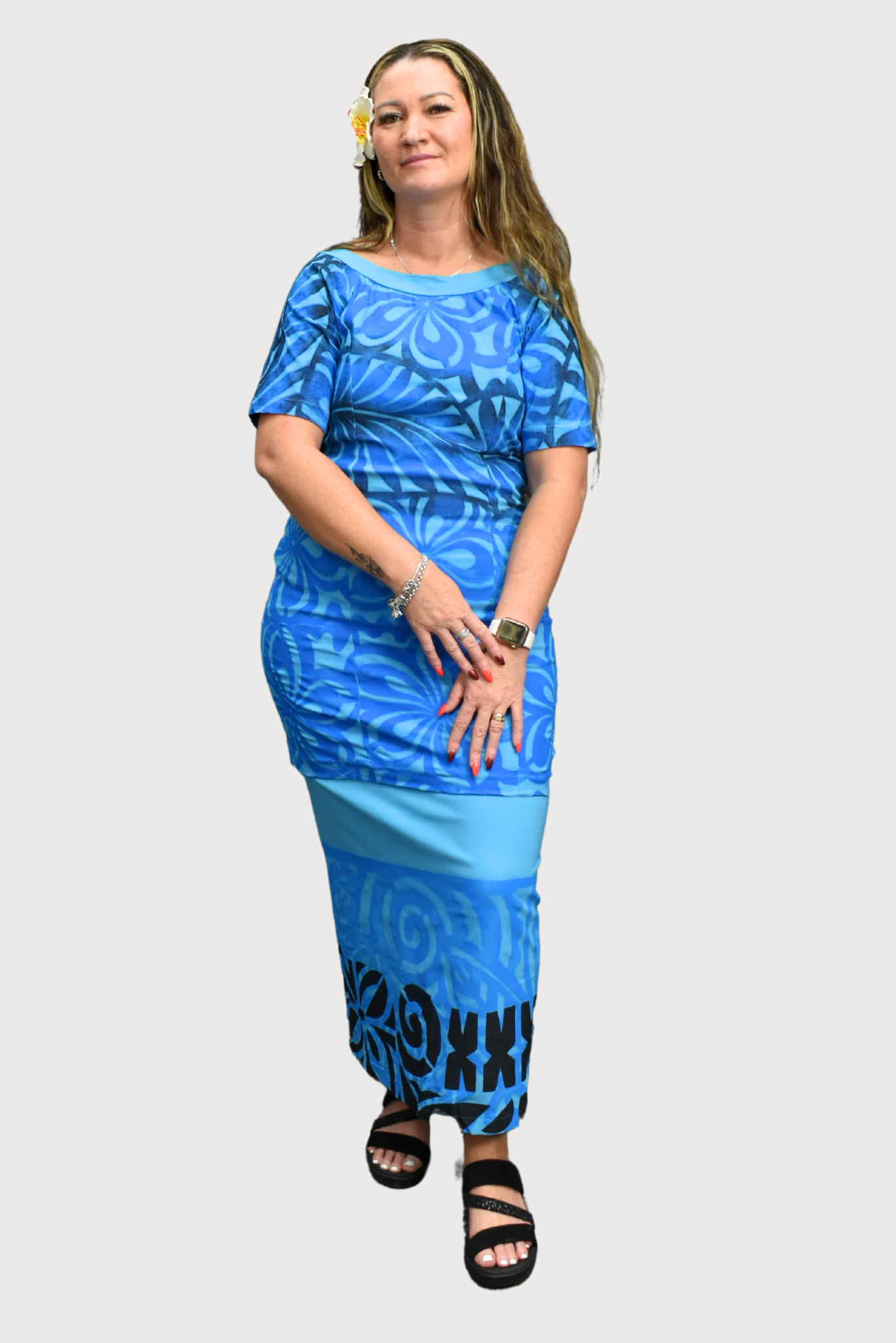BLUE & BLACK PULETASI