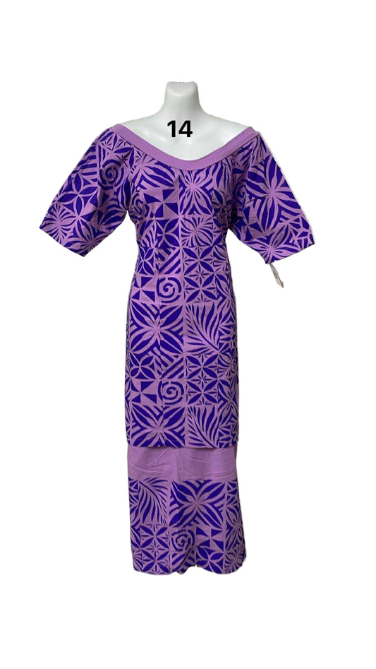 Purple Puletasi Size 14