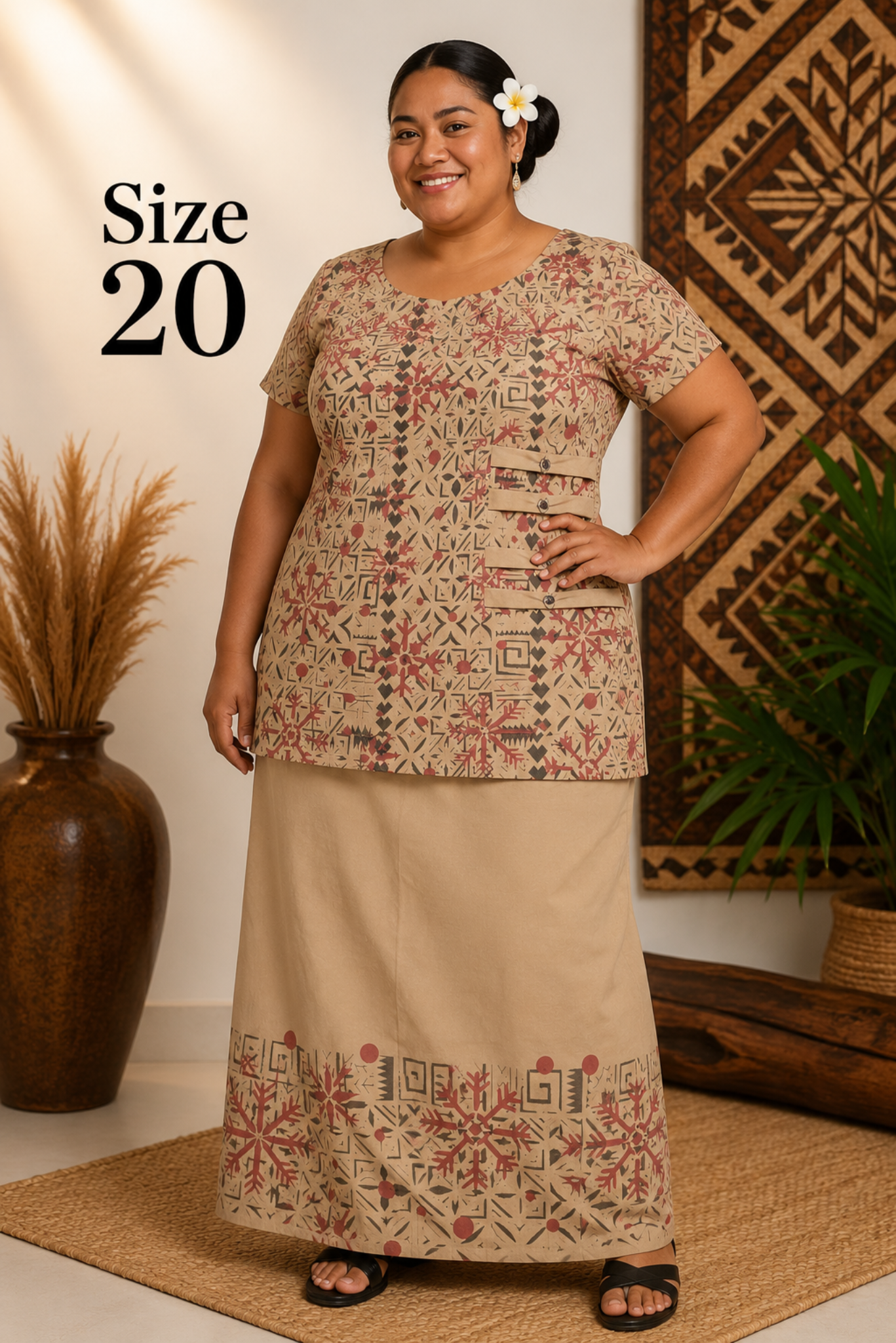 BROWN PULETASI SIZE 20