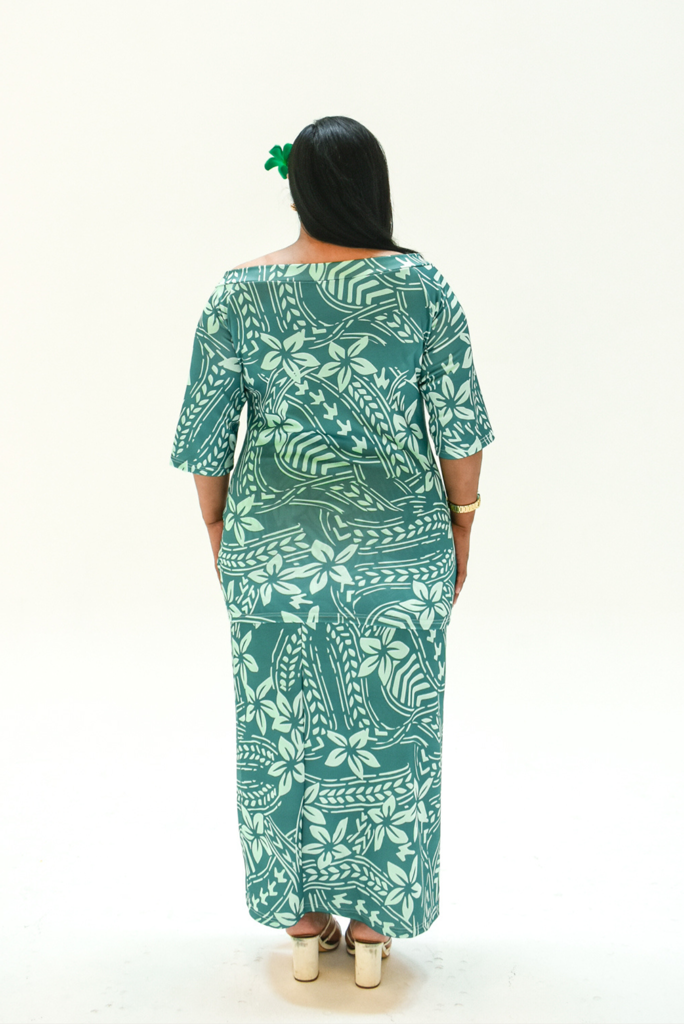 SILIVIA PULETASI - GREEN FLORAL