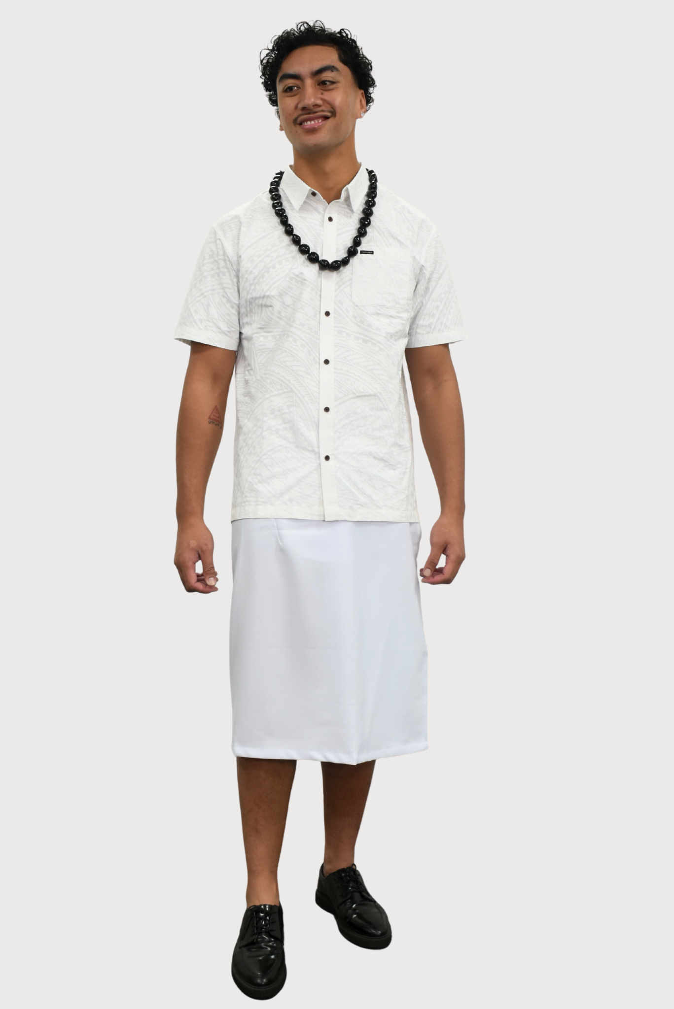 MARCUS SHIRT - COLLARED BUTTON UP - WHITE