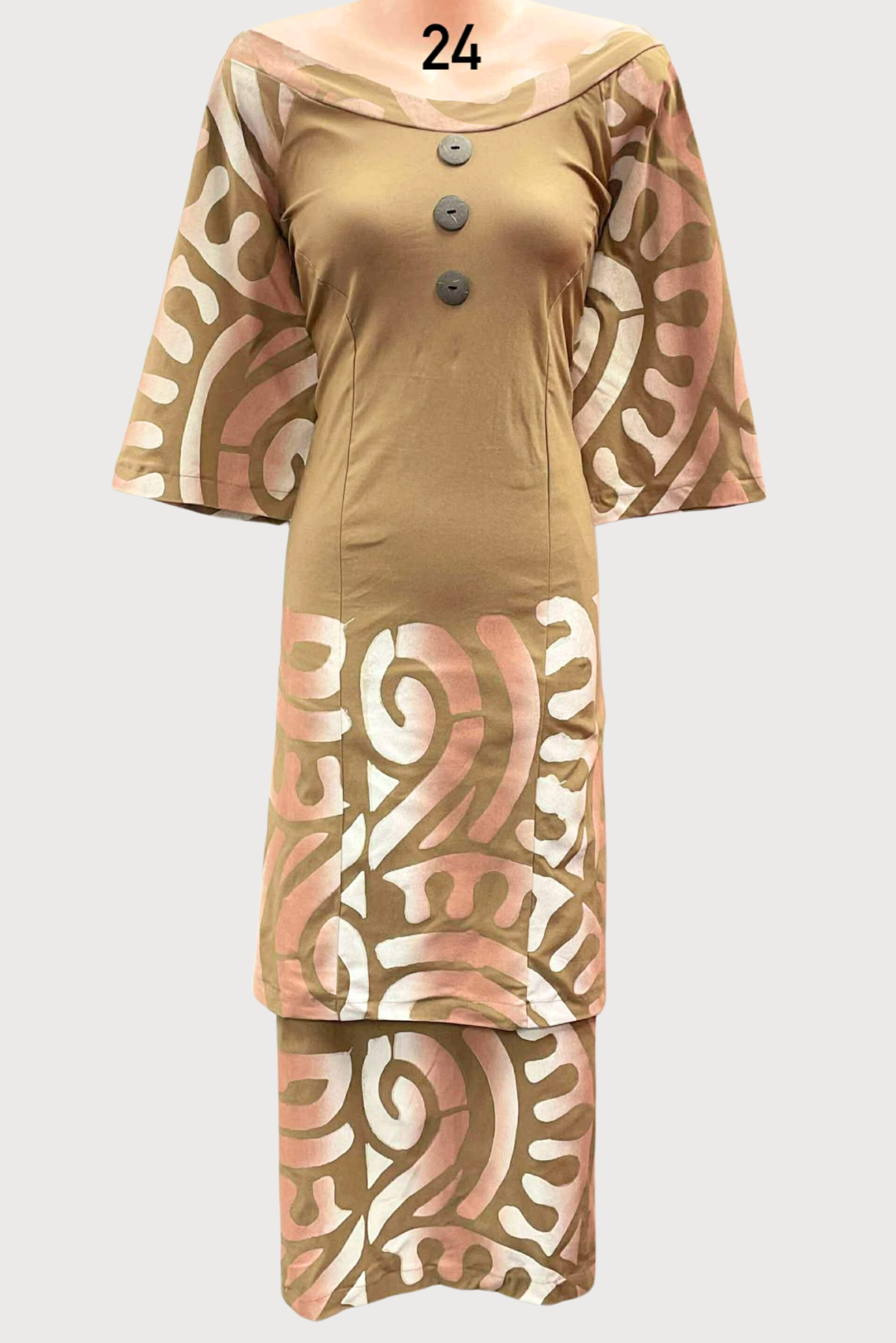 BROWN & TAN PULETASI - SIZE 24