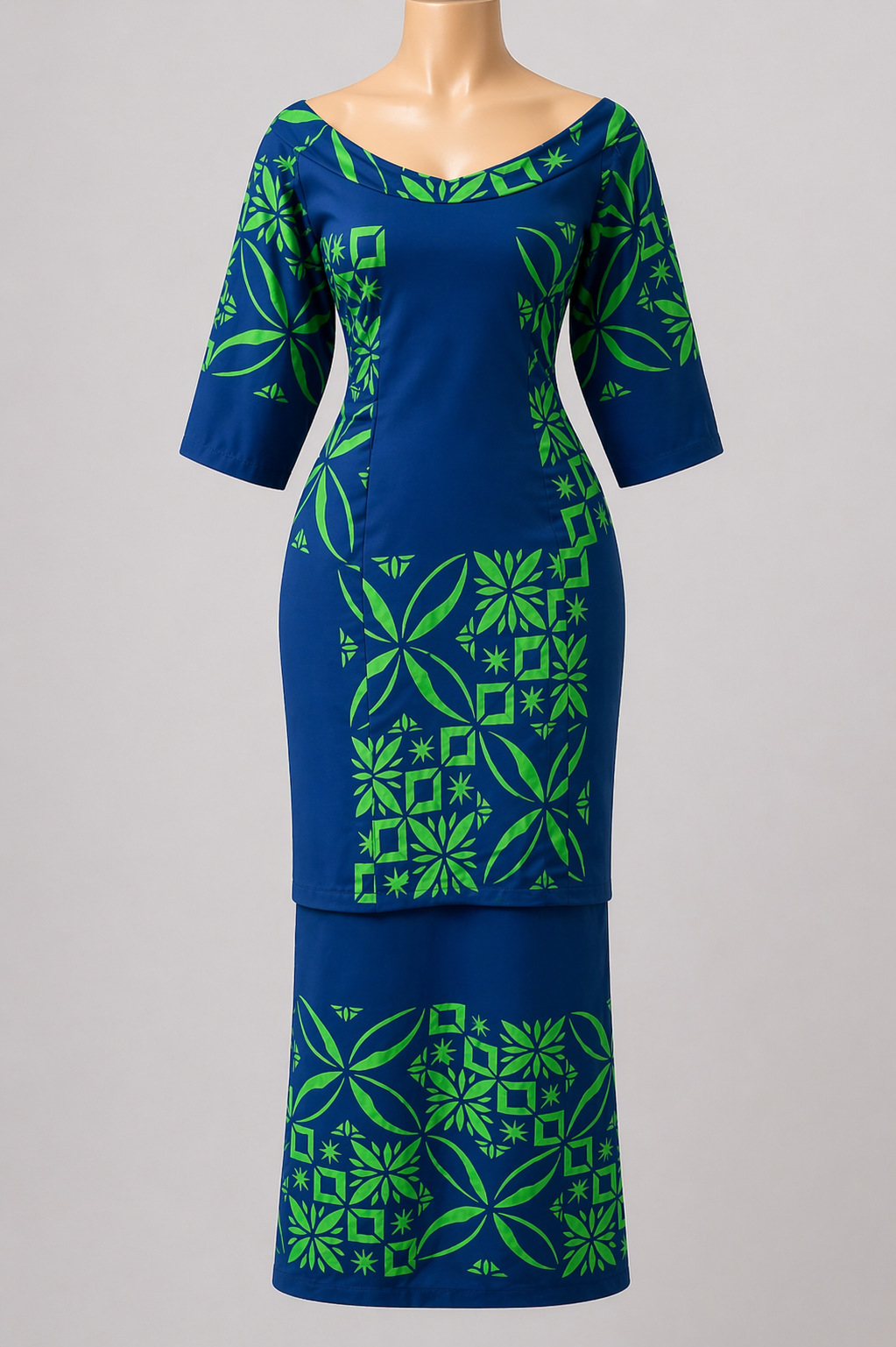 BLUE & GREEN PULETASI - SIZE 20