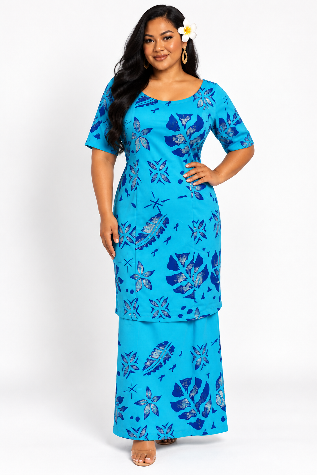 Blue Puletasi Size 22