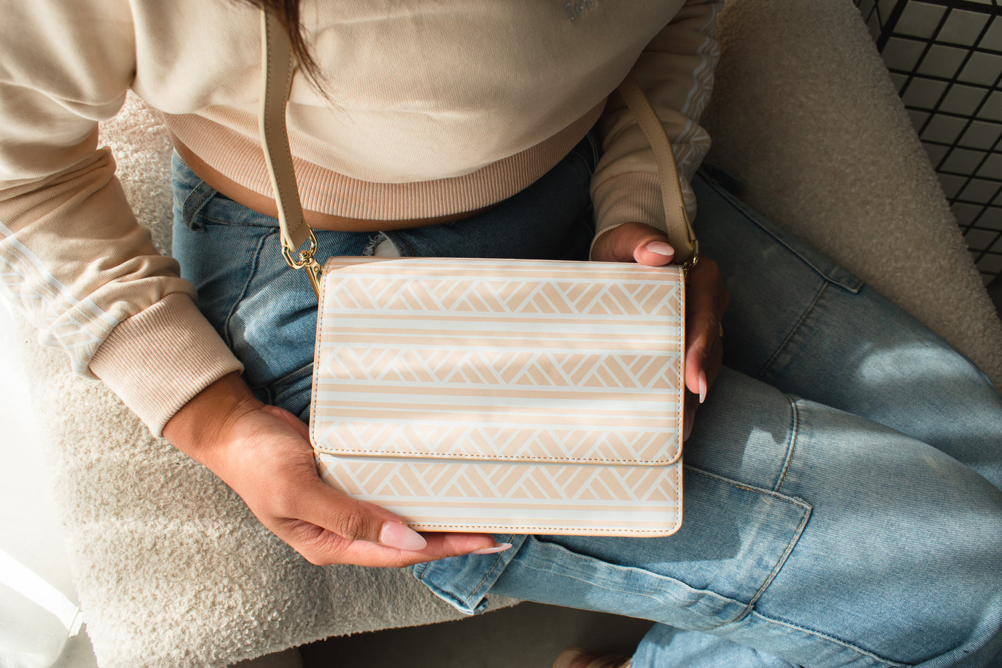 Penina Original Square PU Leather Bag