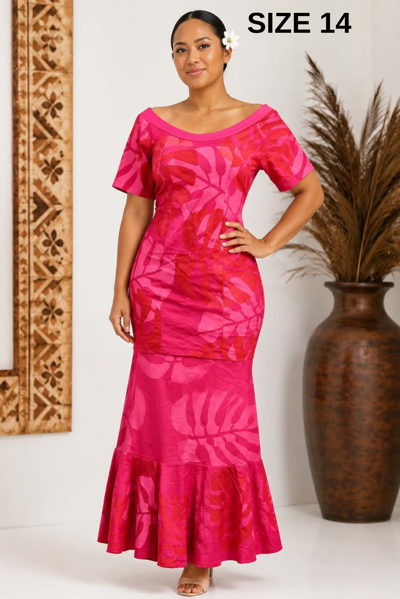 PINK PULETASI SIZE 14