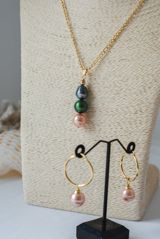 SWAROVSKI BLENDING PEARL SETS- Natural x Swarovski - Multicolour Variety - 14k GOLDFILLED