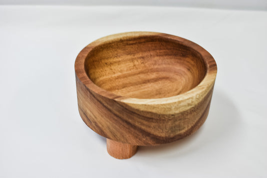 SIMPLE WOODEN TANOA BOWL