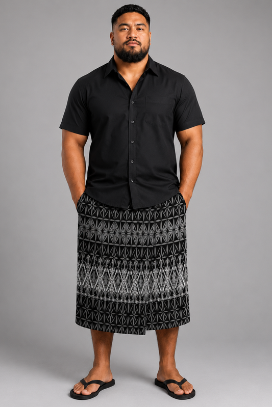 (PRE-ORDER) MENS IE FAITAGA - BLACK & GREY