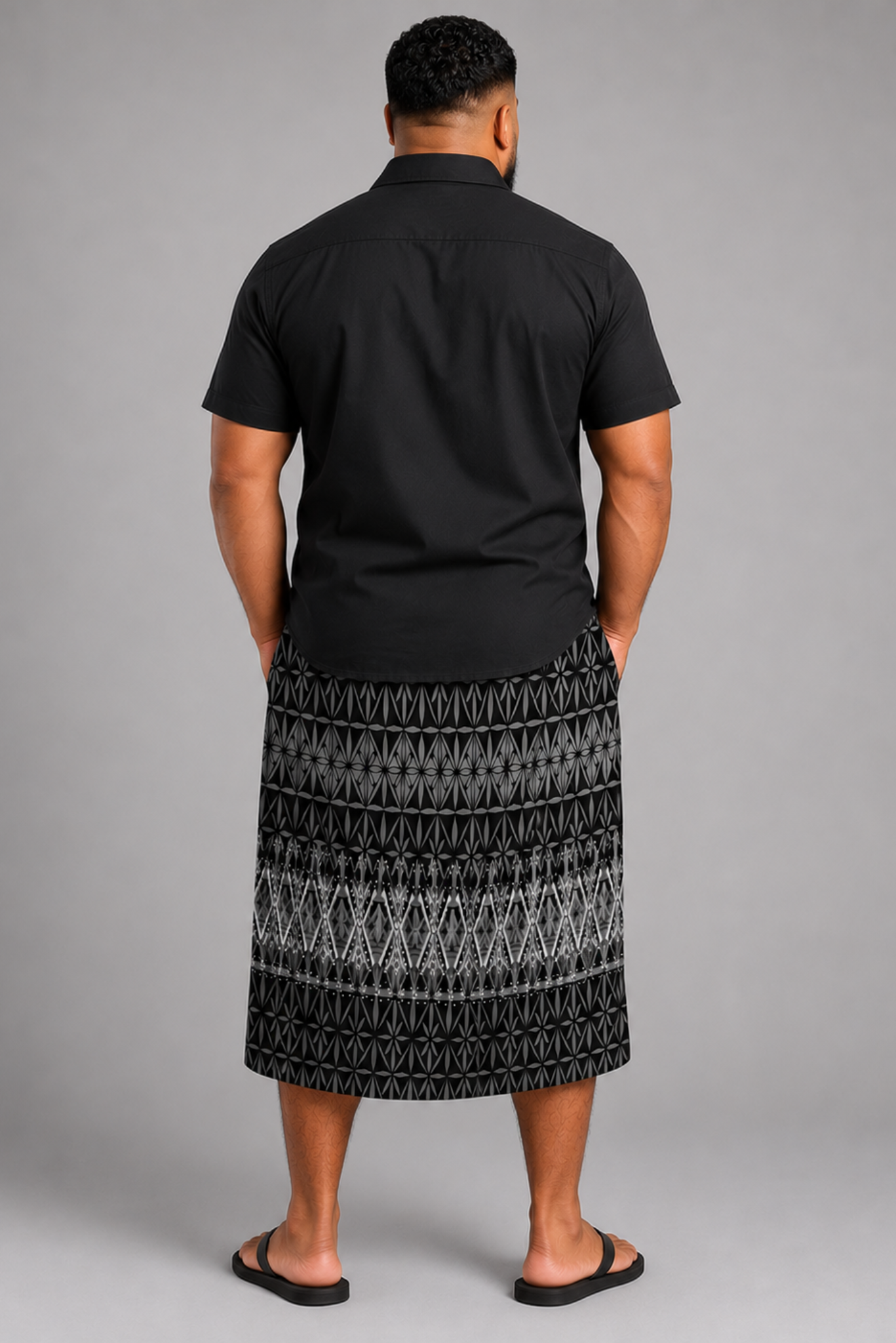 (PRE-ORDER) MENS IE FAITAGA - BLACK & GREY
