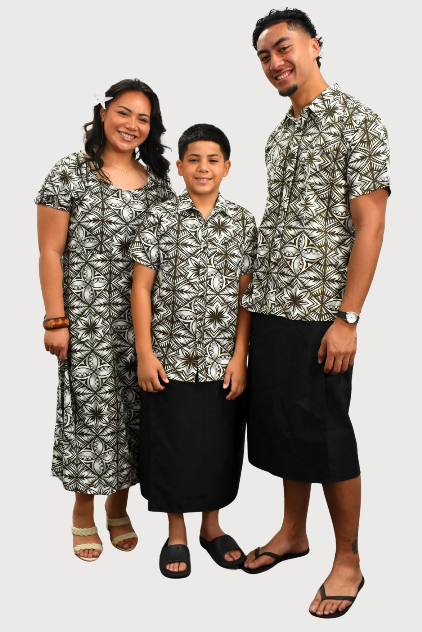 MARCUS BOYS SHIRT - COLLARED SHIRT - BROWN & WHITE