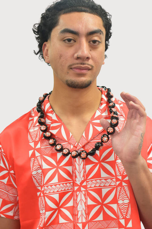 COCONUT SHELL NECKLACE MULTI-COLOUR