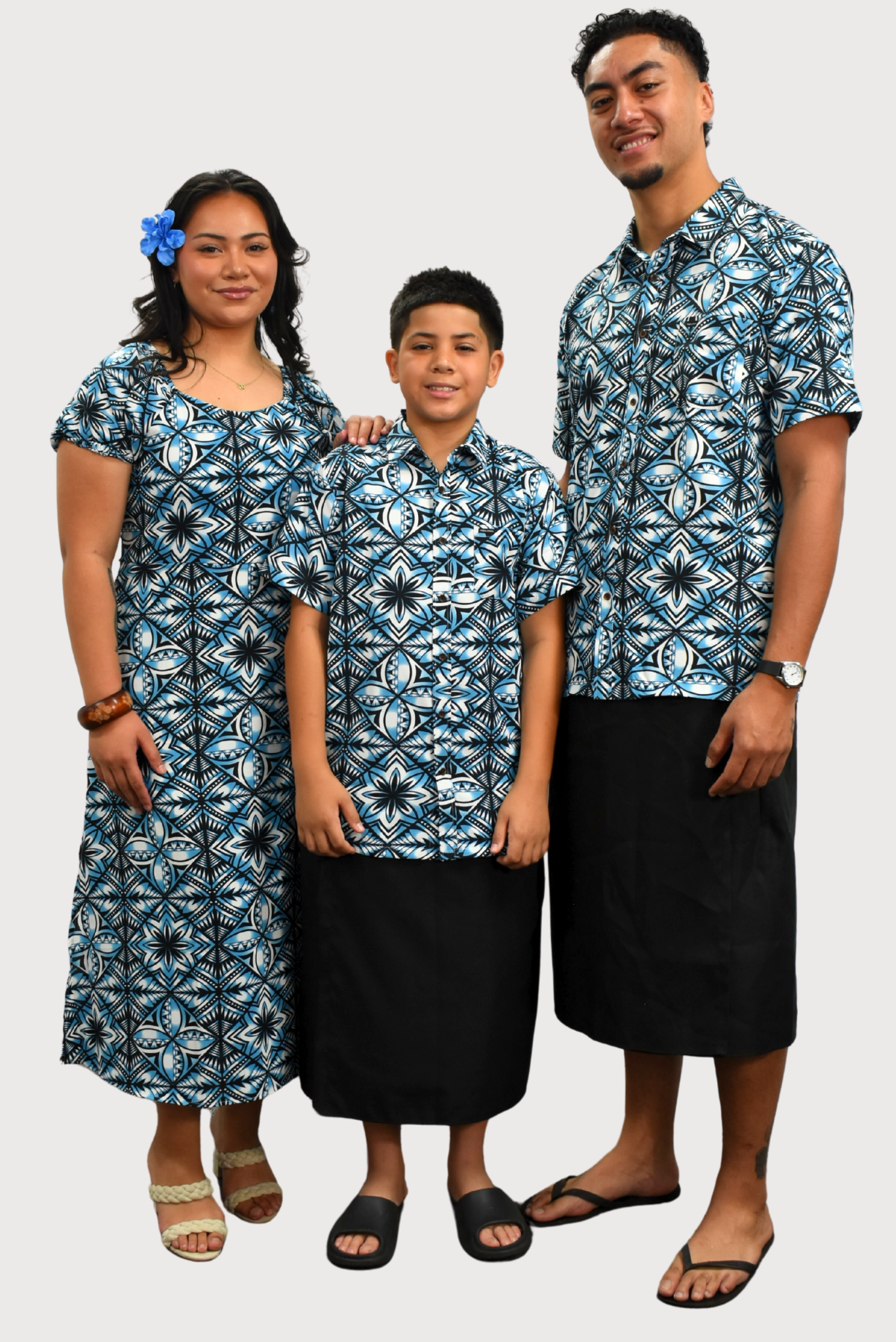 MARCUS SHIRT - COLLARED BUTTON UP - BLUE & BLACK