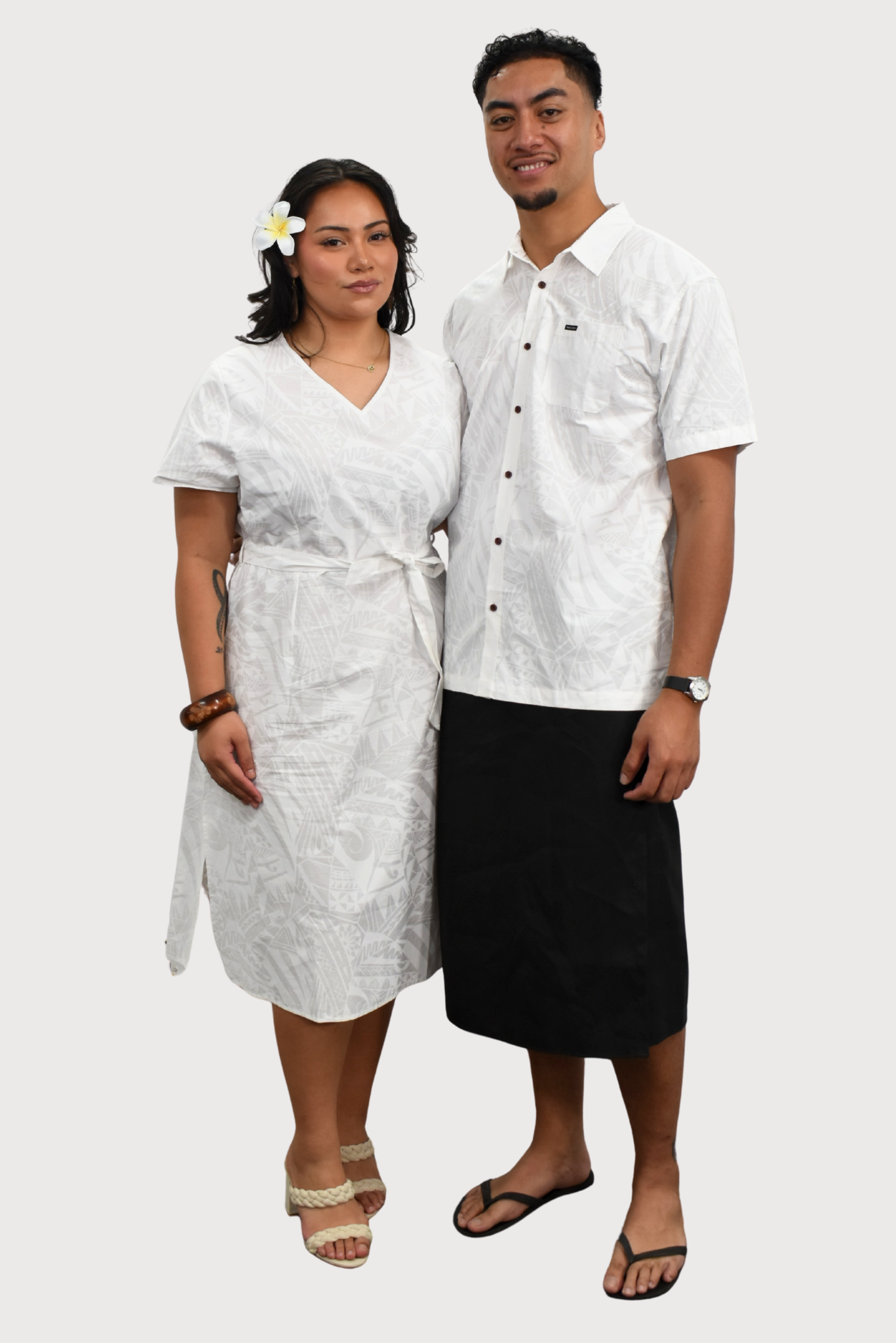 MARIAH DRESS - MIDI DRESS - WHITE WAX