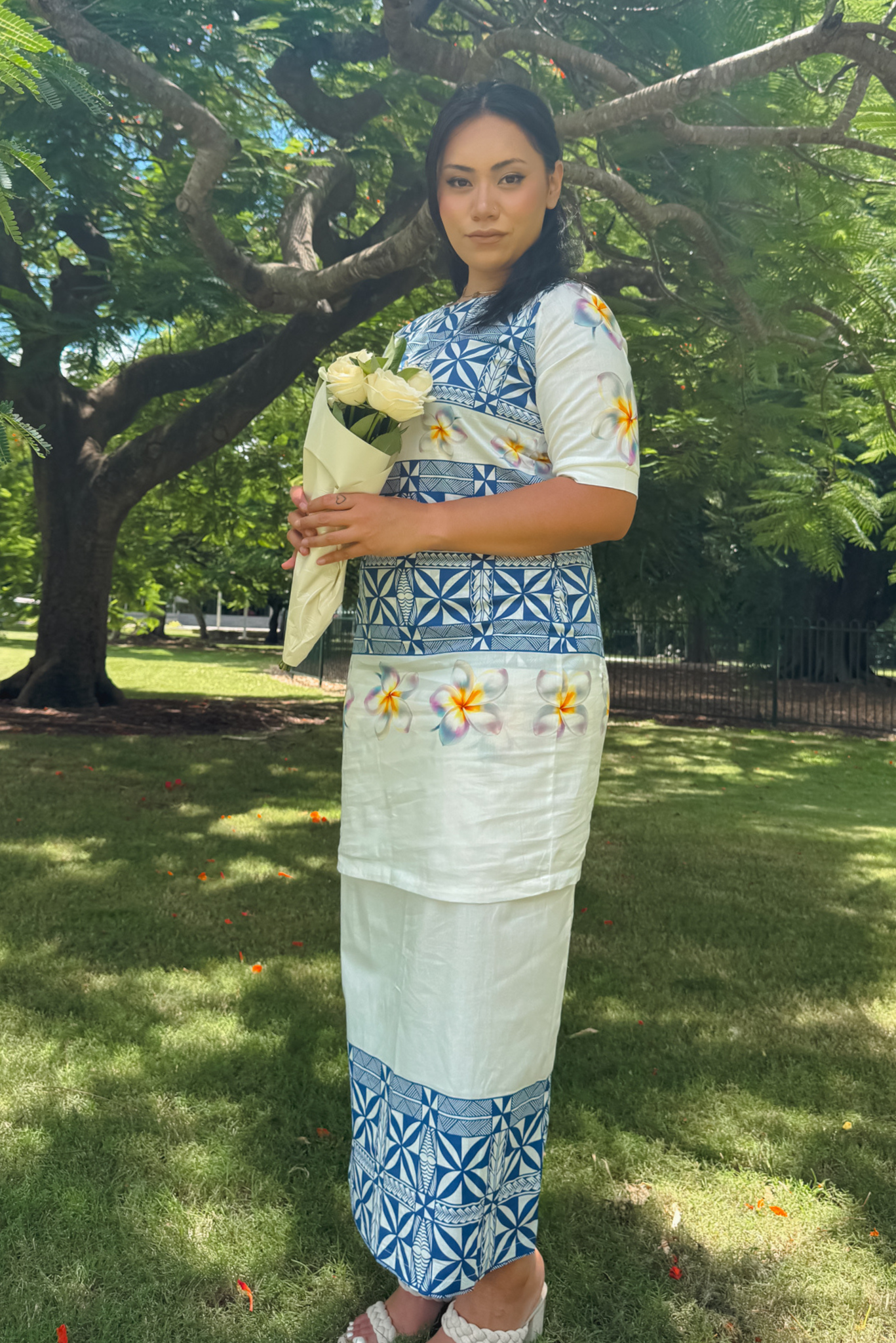 SERENA PULETASI - BLUE AND WHITE