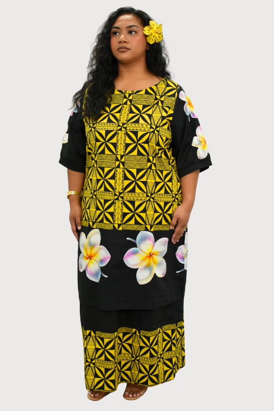 LEILANI PULETASI - YELLOW AND BLACK