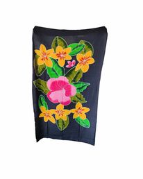 BLACK & WHITE SARONGS - LAVALAVA