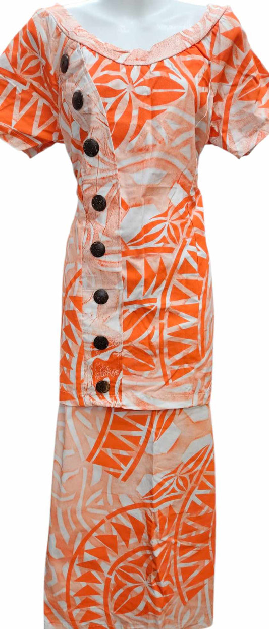 Orange Puletasi Size 16