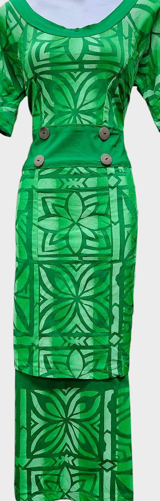Green Puletasi Size 16