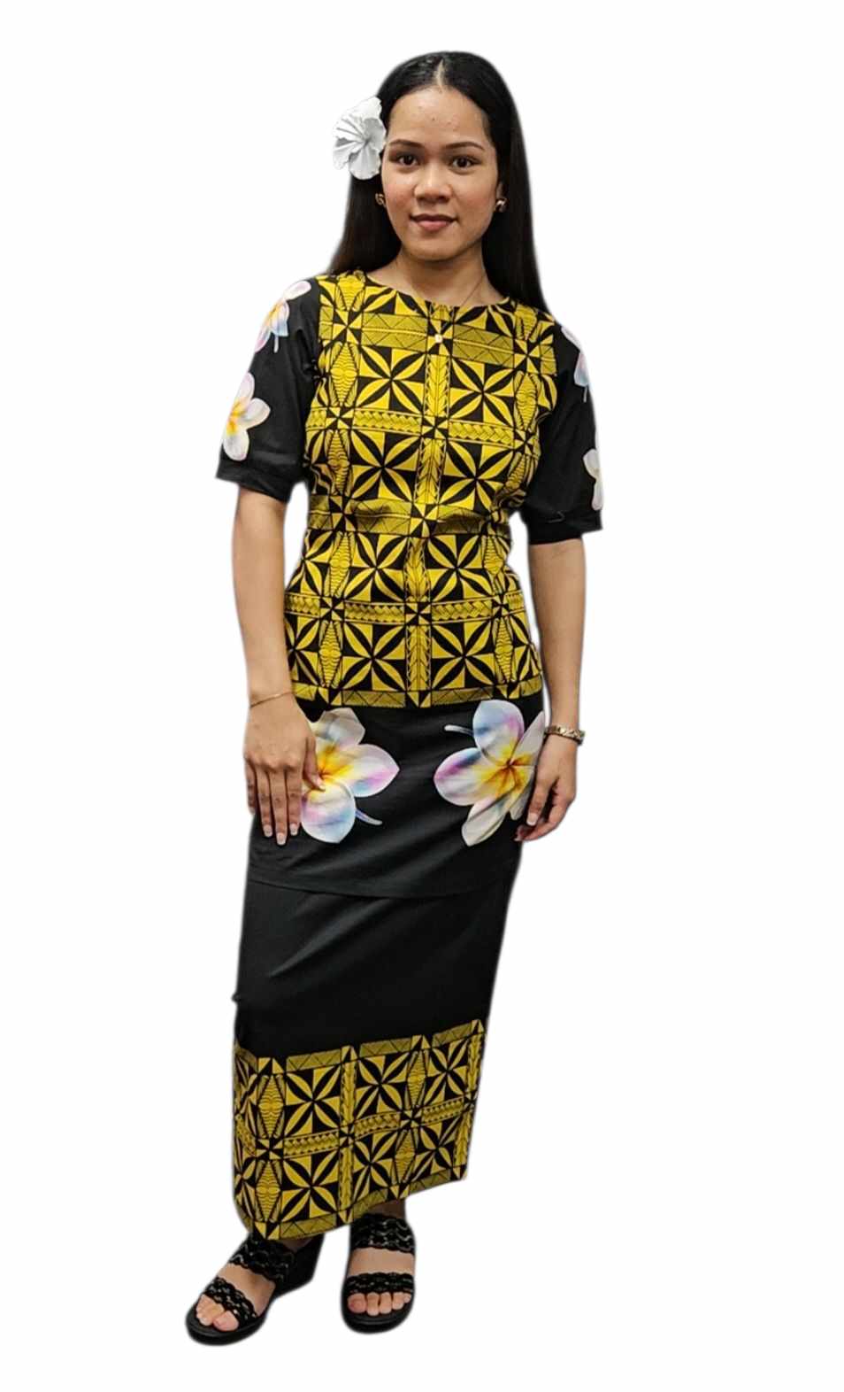 LEILANI PULETASI - YELLOW AND BLACK