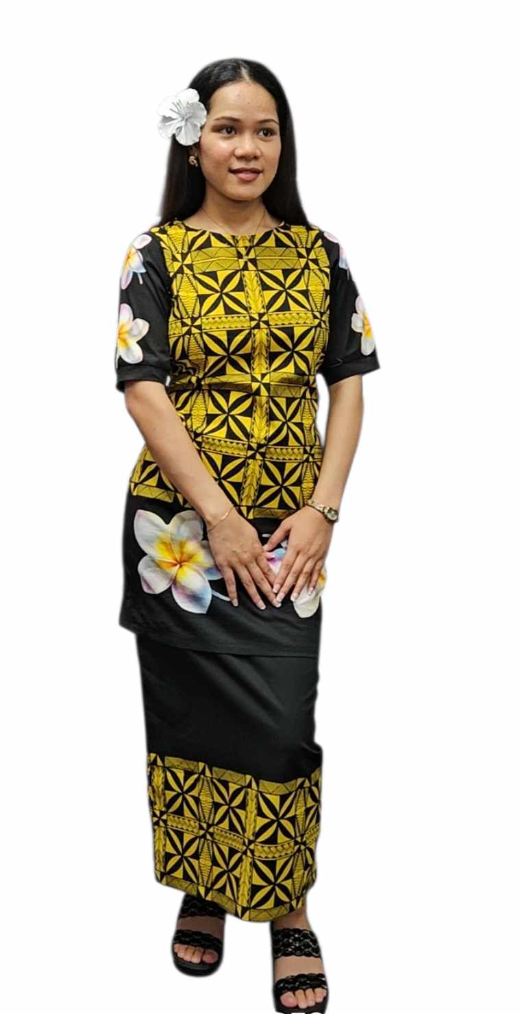 LEILANI PULETASI - YELLOW AND BLACK