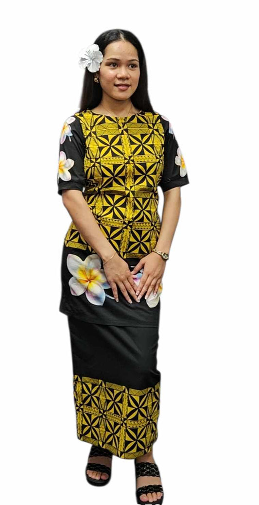 LEILANI PULETASI - YELLOW AND BLACK
