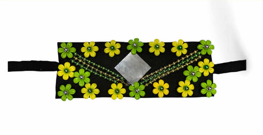 Island Head Piece - Green Pale Fuiono