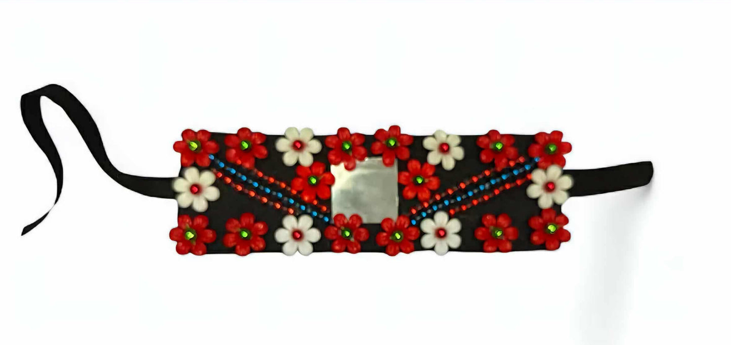 Island Head Piece -  Red Pale Fuiono