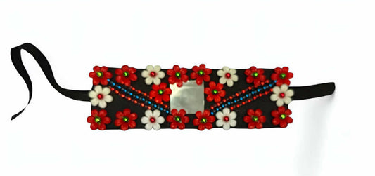 Island Head Piece -  Red Pale Fuiono