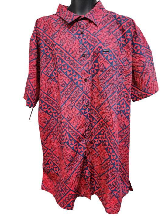 Pink Collared Men Shirt - Size 3XL