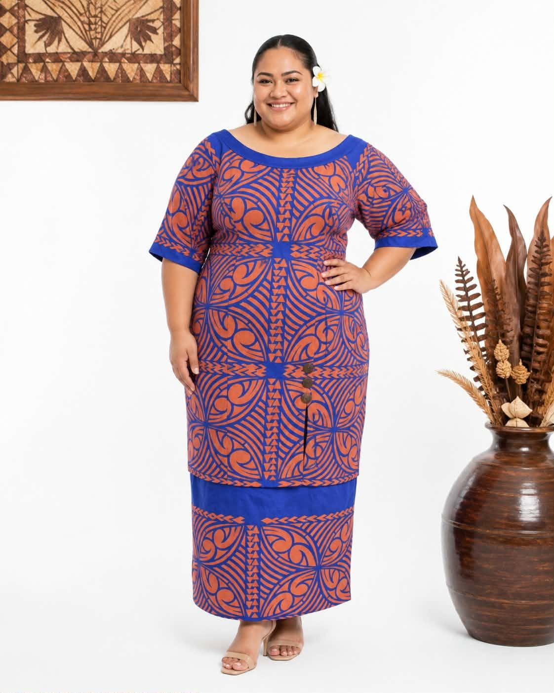 BLUE ORANGE PULETASI SIZE 24