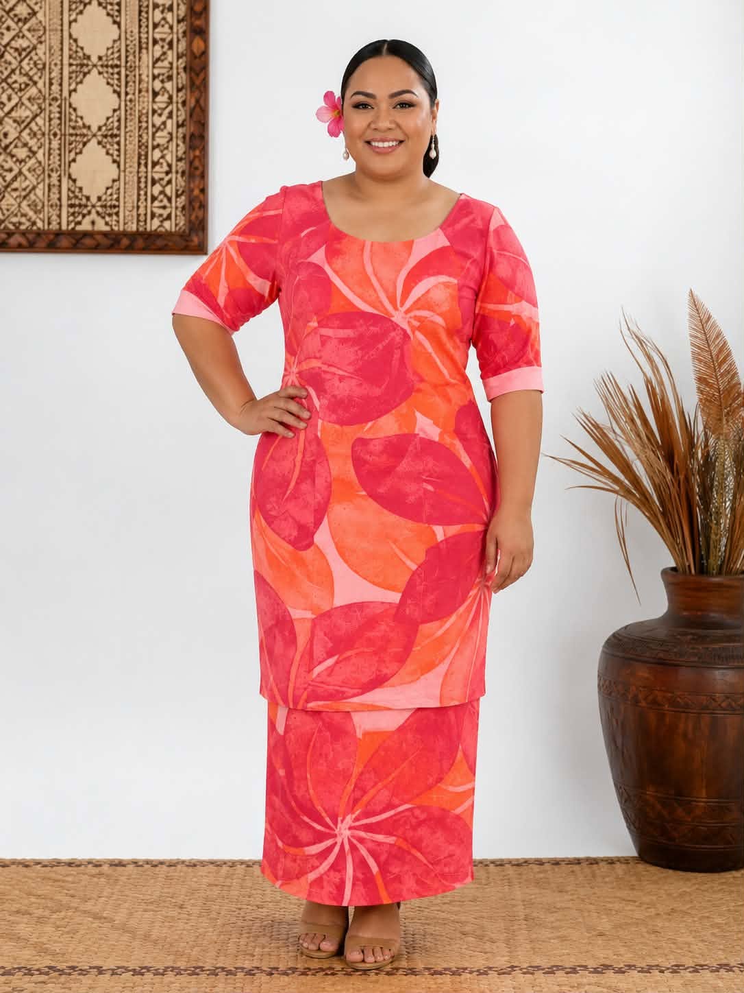 RED ORANGE PULETASI SIZE 20