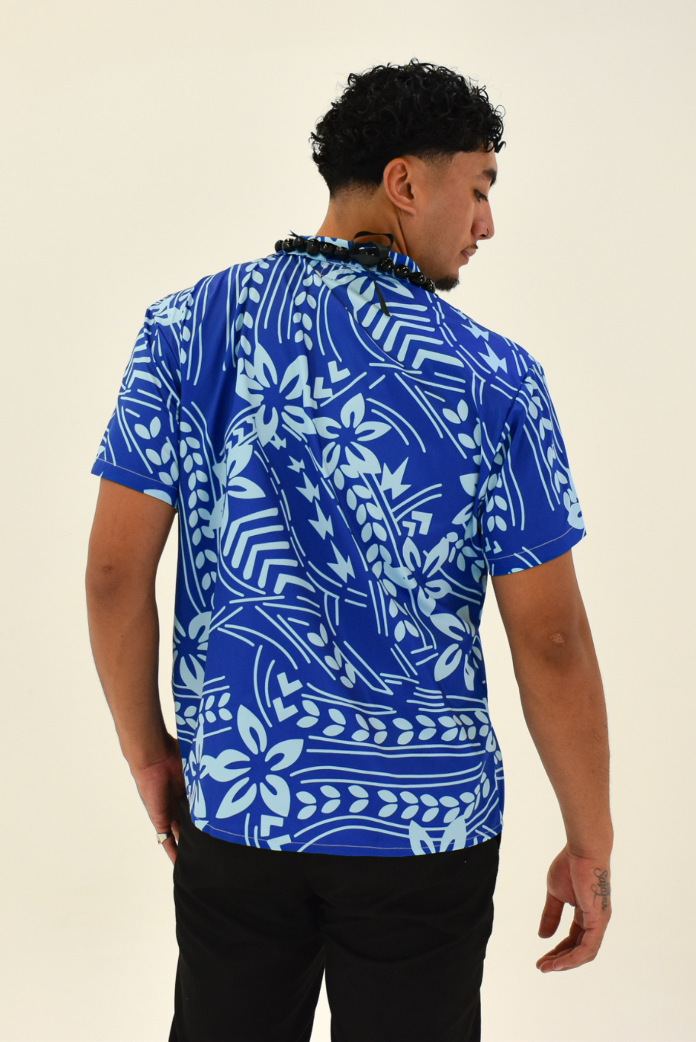 MANU SHIRT - COLLARED MEN'S SHIRT - BLUE