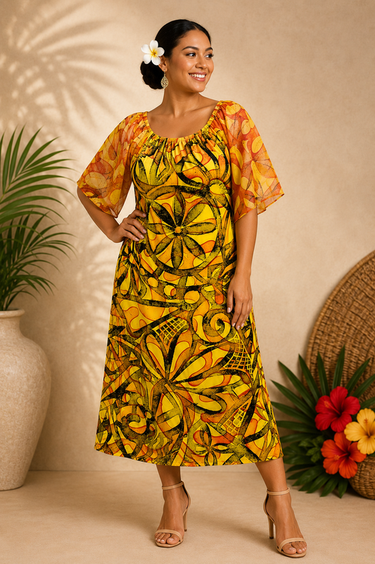 island dresses Lovina Fringe Macrame Dress Island Tribe