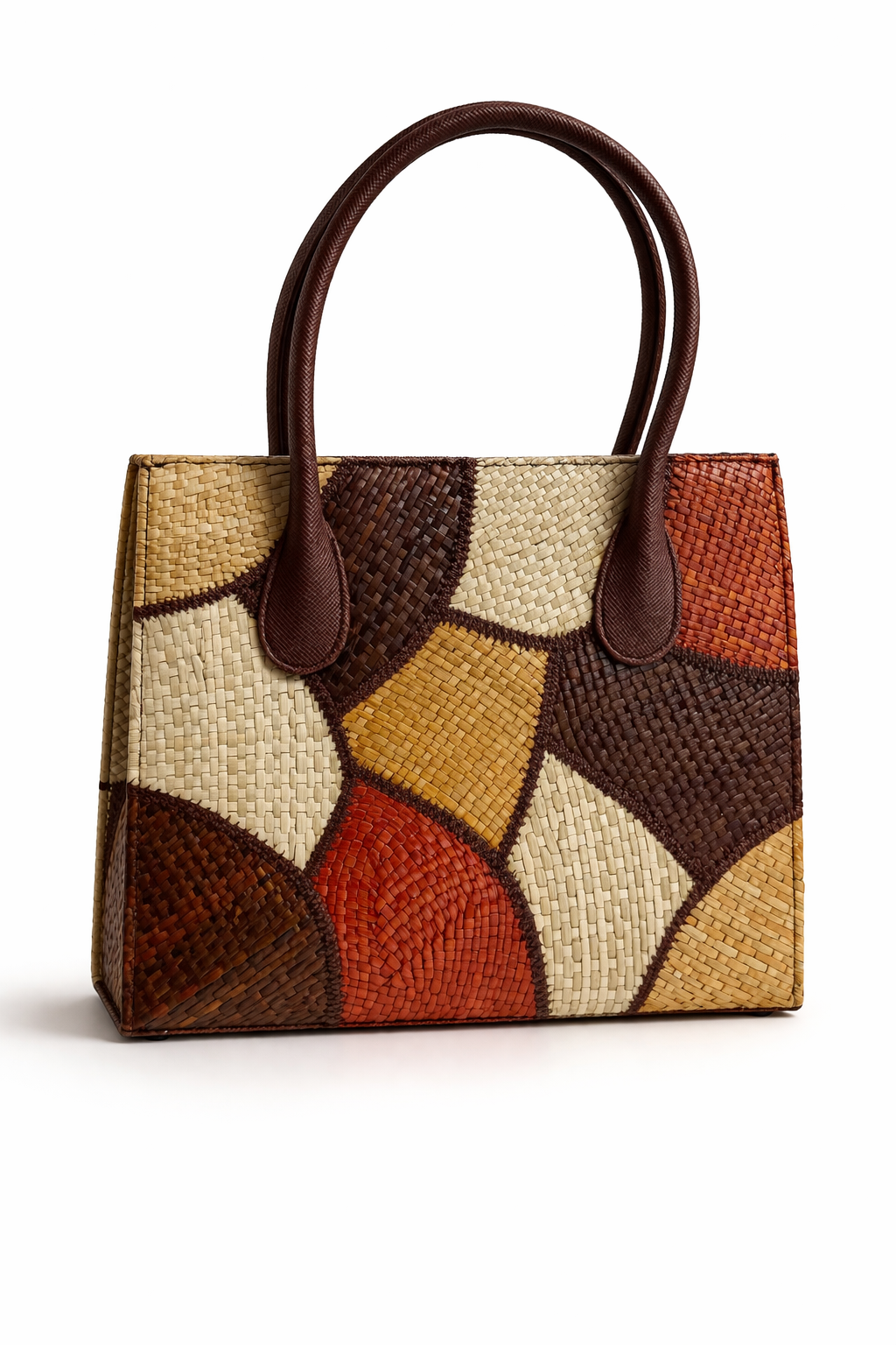 Island Weave Tote – Earth Tones Collection