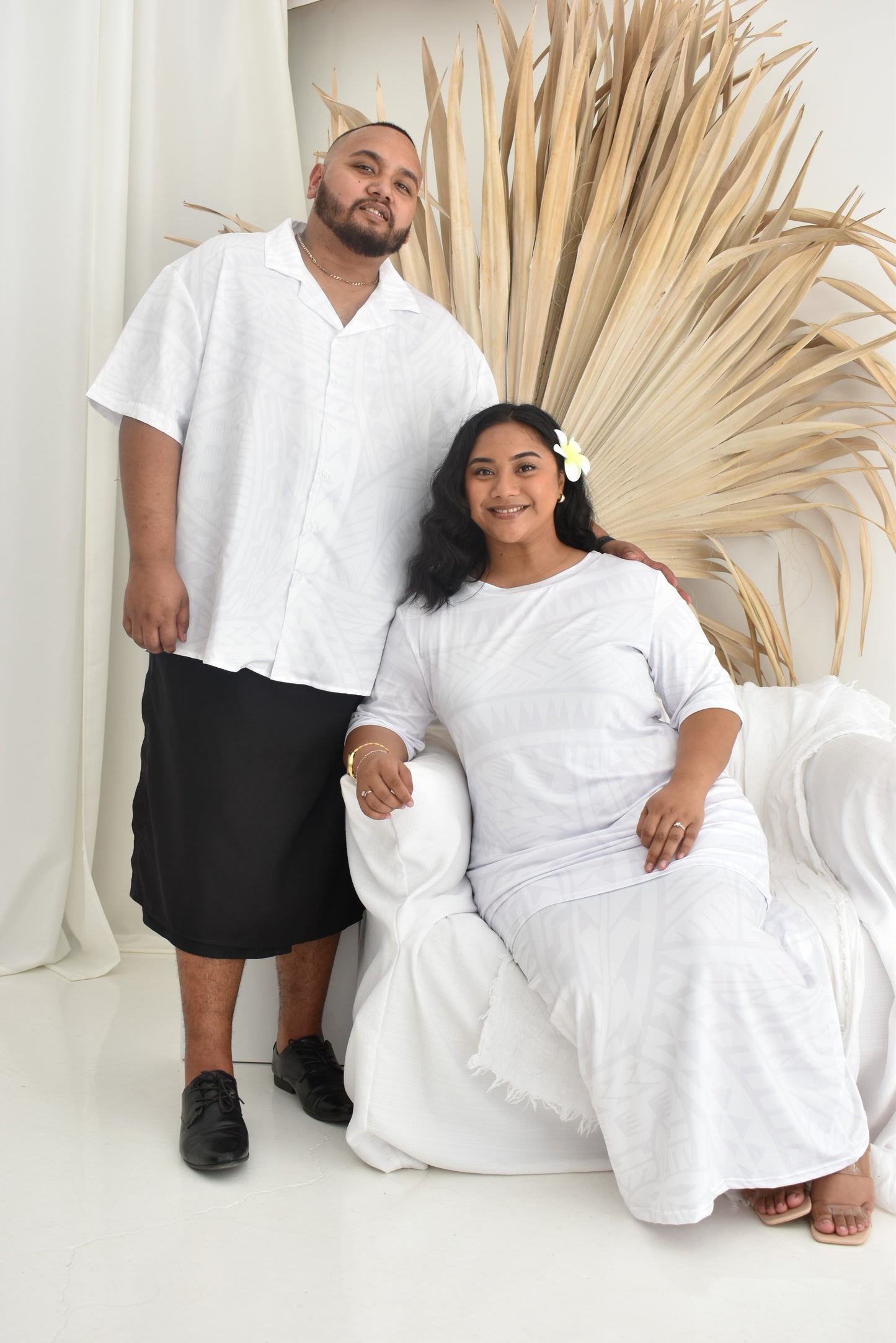 RIMA PULETASI - TWO PIECE OUTFIT - WHITE