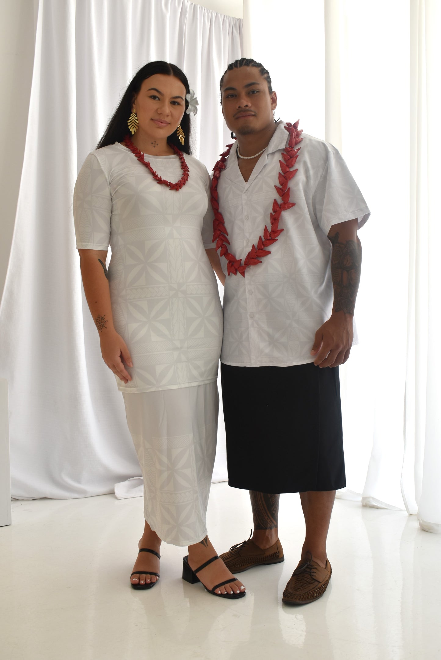 EVA PULETASI - TWO PIECE OUTFIT - WHITE