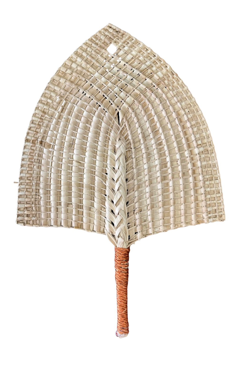 Handwoven Palm Leaf Fan