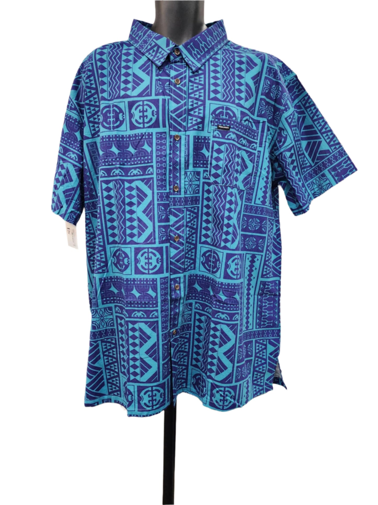 Aqua Blue Collared Men Shirt