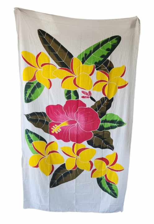 BLACK & WHITE SARONGS - LAVALAVA