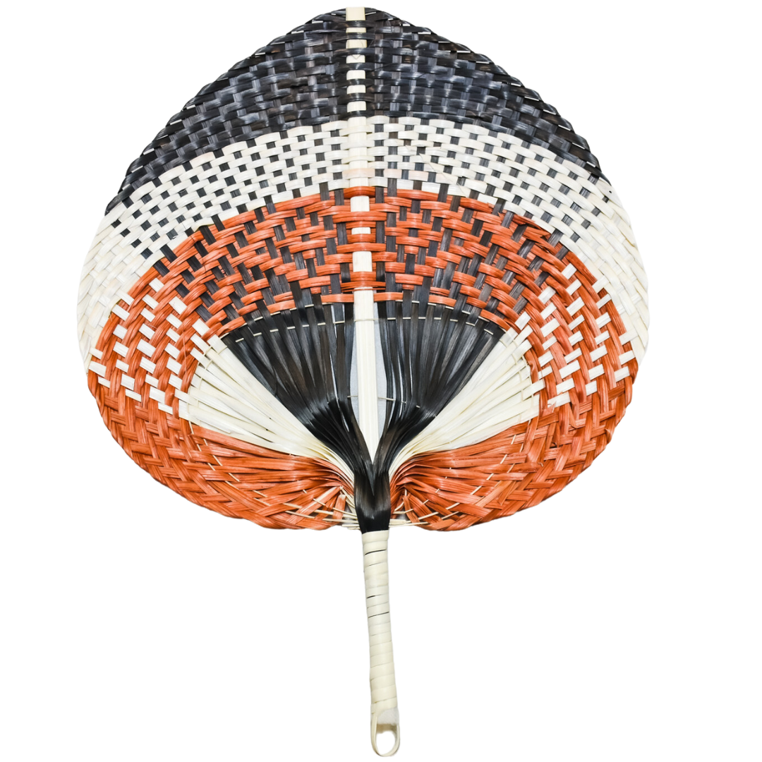 COLOURFUL WOVEN FAN - AVAILABLE IN SETS