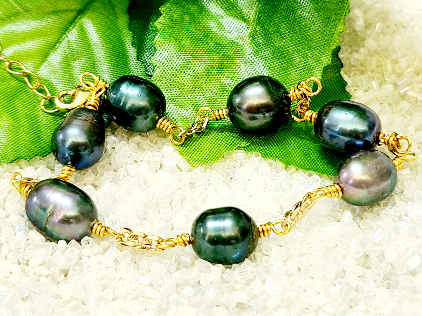 Leilani - Genuine Tahitian Pearl Set (10-13mm)