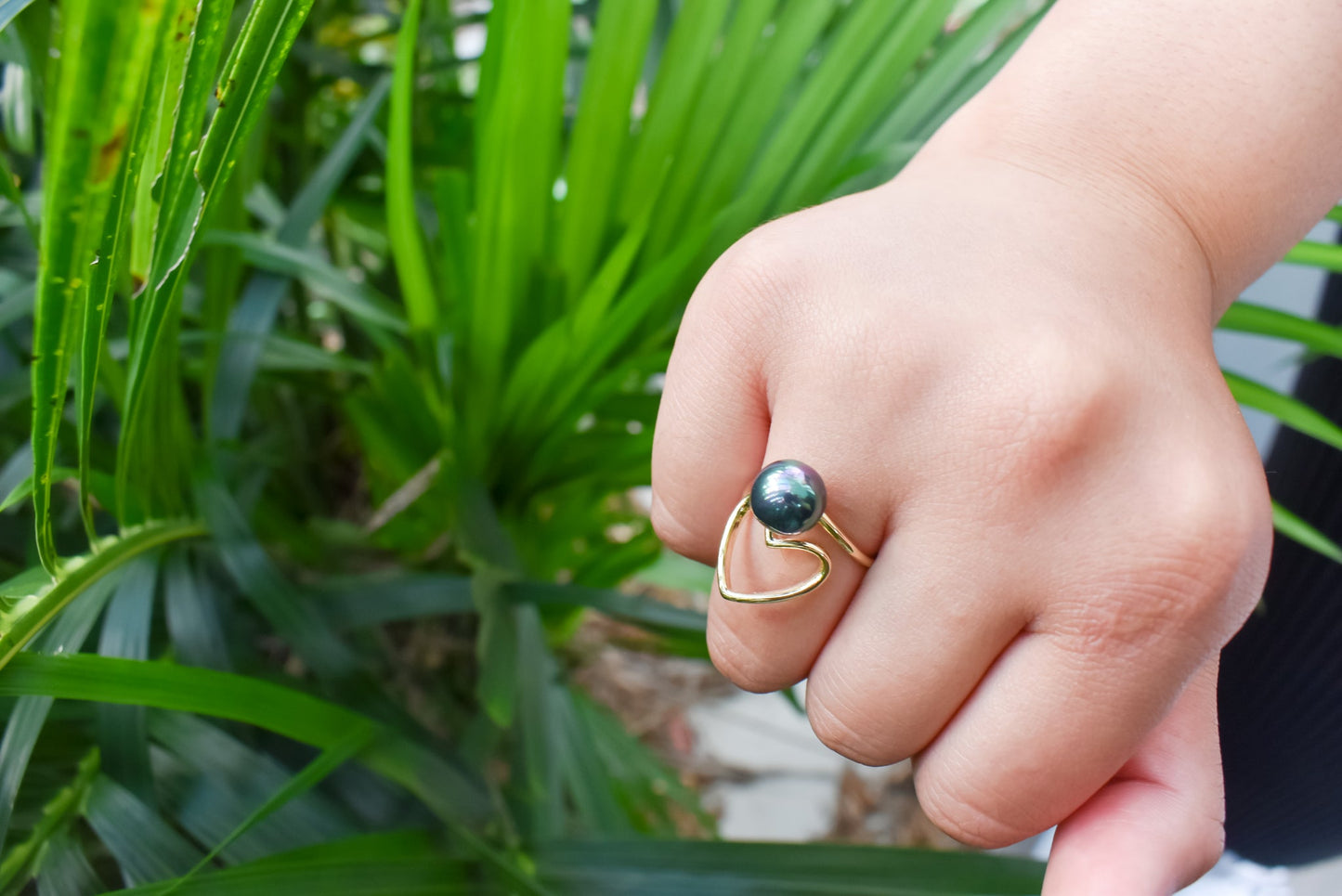 WINNIE - Love Heart Single Pearl Ring - MULTICOLOUR VARIETY - Adjustable