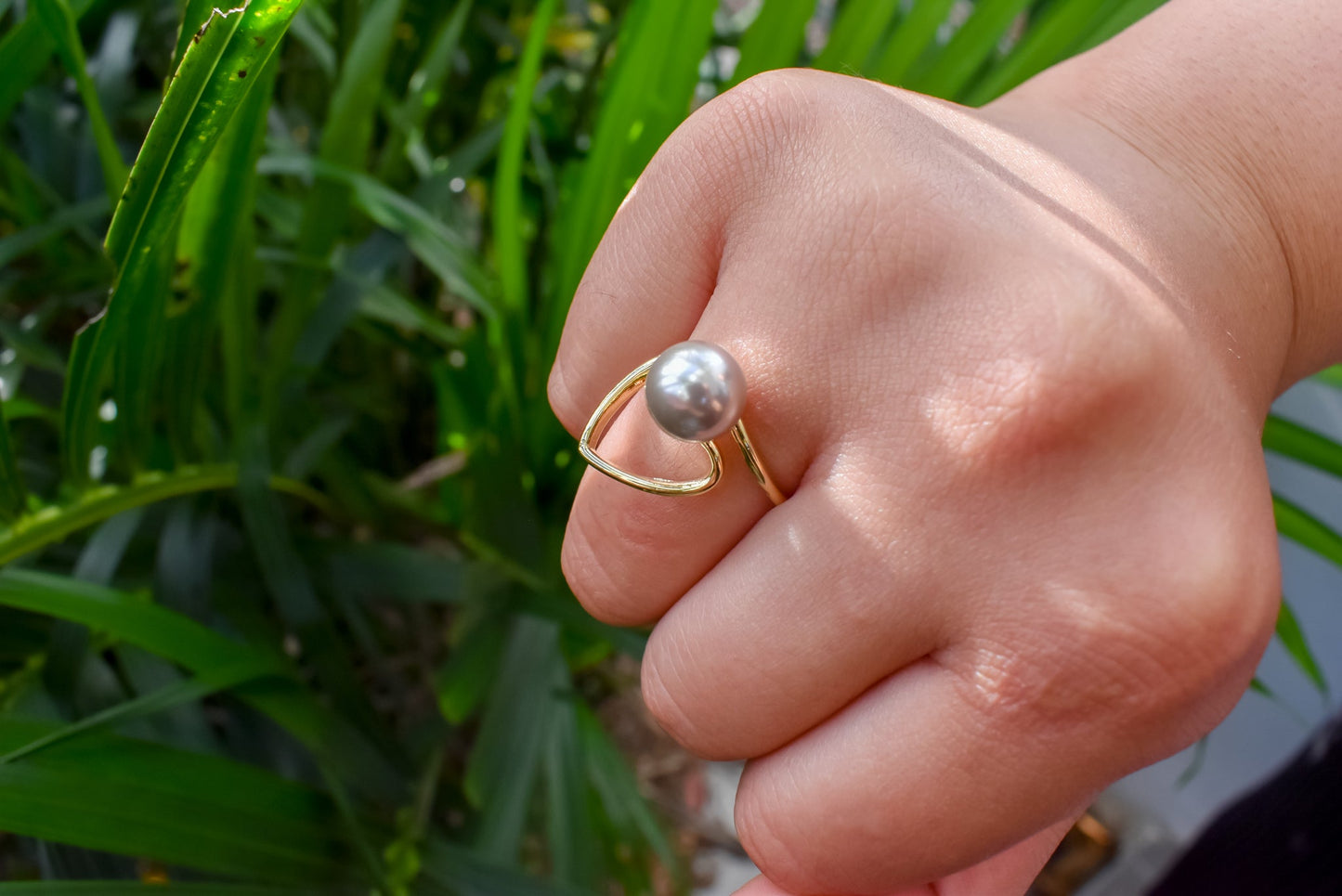 WINNIE - Love Heart Single Pearl Ring - MULTICOLOUR VARIETY - Adjustable